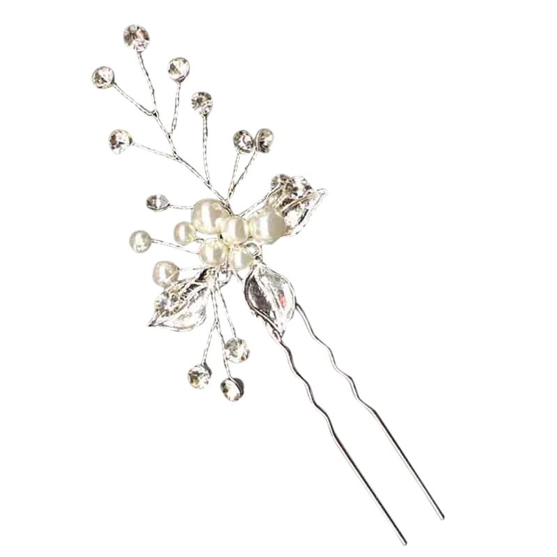 3Pcs/Set Elegant Bridal Hairpin Simulate Pearl Hair Pin Women Girls
