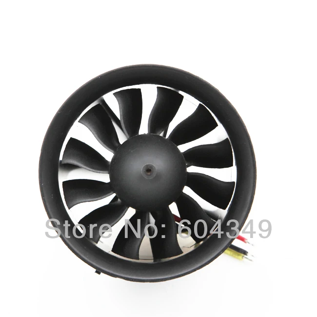 

Change Sun 70mm Ducted Fan 12 Blades with EDF 2839 motor kv2600 all set
