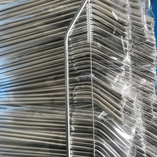 Ржавчины нержавеющая сталь 304 изогнутые соломинки и щетка 50 компл./лот длина 6x267 мм Длина планки 10,5 дюймов изогнутый