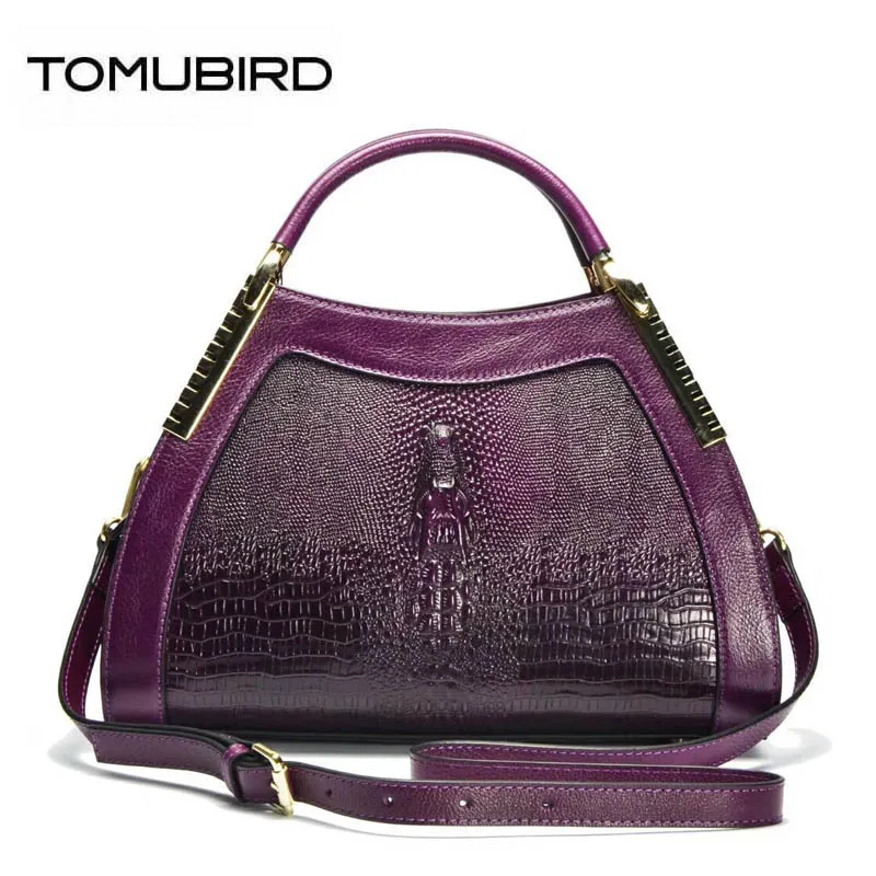 TOMUBIRD 2018 новые модные роскошные сумки из воловьей кожи крокодила женские