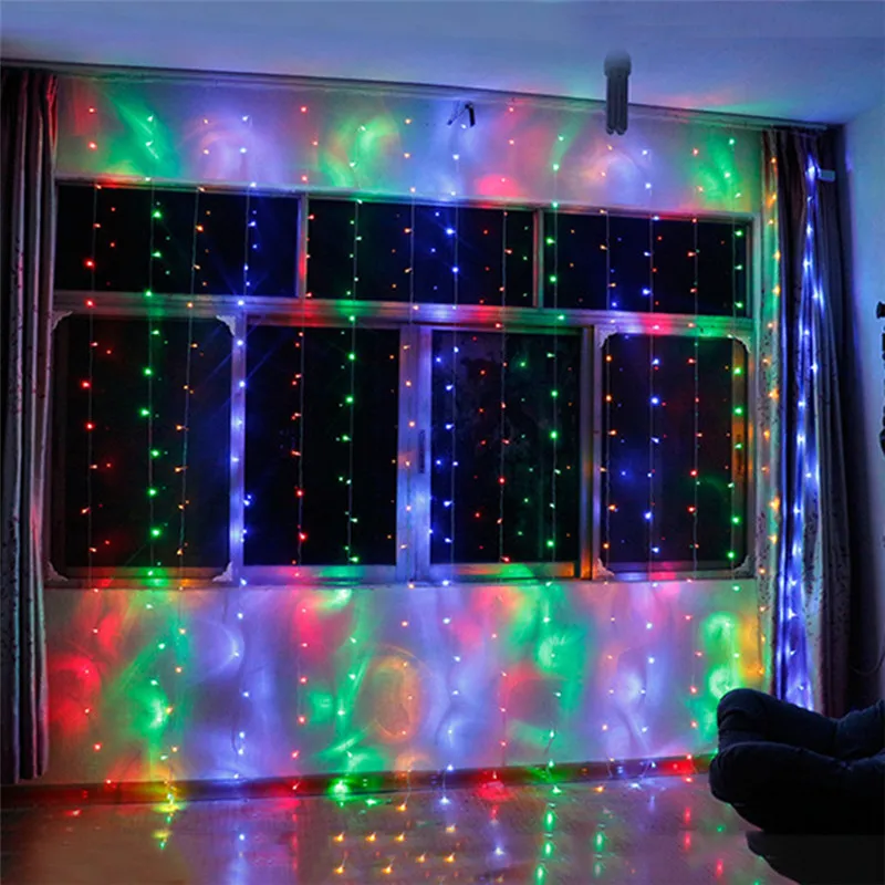 Гирлянда уличная RGB 200l