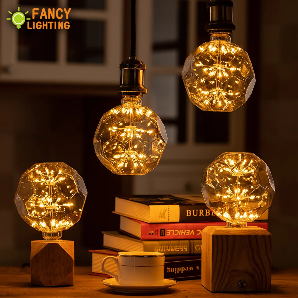 Led lamp E27 FootBall Starry Sky bulb 110/220V Dimmable bombillas led for home/LivingRoom/bedroom/celebration decor lamparas led Led lamp E27 FootBall Starry Sky bulb 110/220V Dimmable bombillas led for home/LivingRoom/bedroom/celebration decor lamparas led