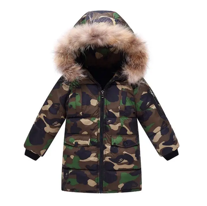 

Children's clothing children's coat Winter style letter print warm jacket Boys cotton hooded jacket