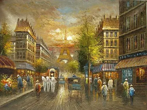 Painting Of Eiffel Tower For Sale Painting Of Eiffel Tower For Sale