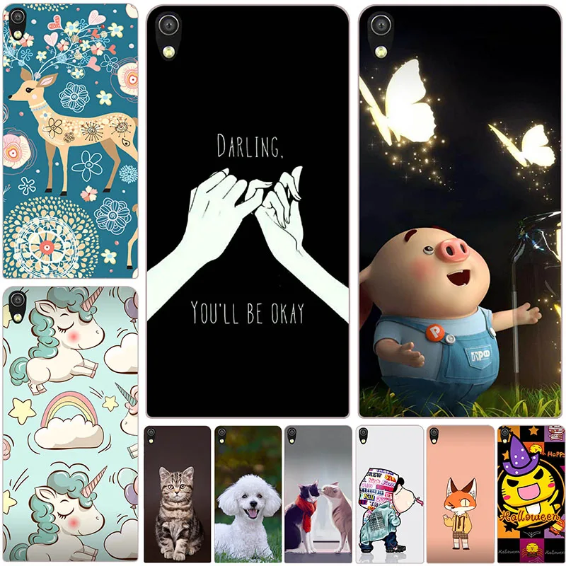 

Fashion Soft TPU Silicon Case For Huawei P6 P 6 4.7 inch Case Print Back Cover Cartoon Rose Patterned Shell Fundas Para