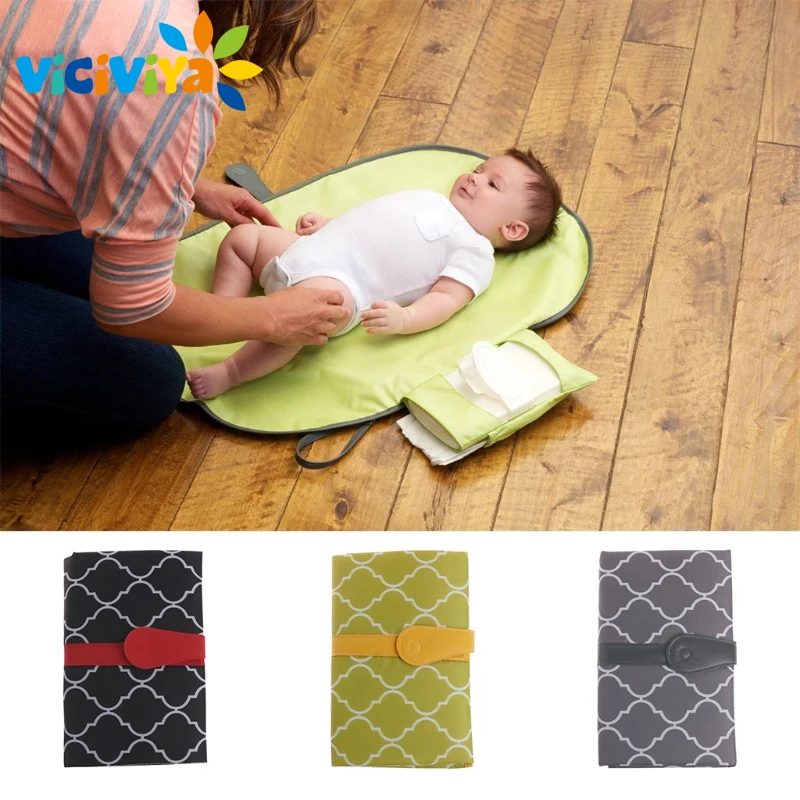 

Waterproof Baby Changing Mat Sheet Portable Diaper Changing Pad Travel Table Changing Station Kit Diaper Clutch Care Products ^