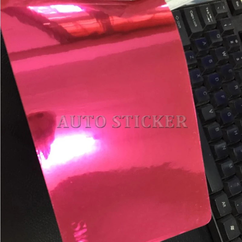 rose red mirror chrome film 3