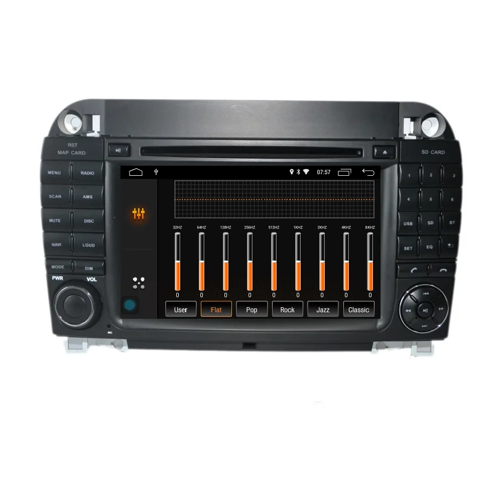 Best 7 inch Android 9 Car  GPS Navigation 2din DVD  Radio Player for BENZ W220/W215/S280/S320/S350/S400/S500/s class 5