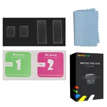4pcs/set Camera Lens Protective Film Drone Body Screen Film Flexible Fiberglass Film Set Membrane for DJI SPARK