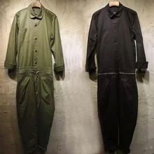 Для мужчин M-XXL хан издание комбинезоны Для мужчин новые зимние рабочие брюки мужские деления комбинезоны с длинными рукавами сиамские тенденция