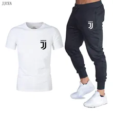Men Fashion Two Pieces SetsT Shirts+pants Suit MenSummer Tops Tees Fashion Brand Print Tshirt High Quality Sportswears trousers 