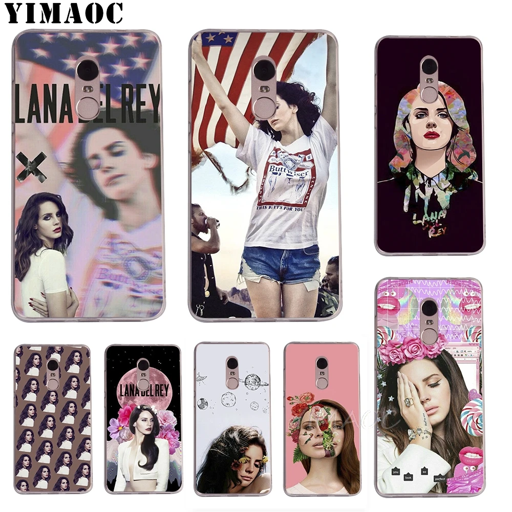 

YIMAOC Lana del rey Interesting design Case for Xiaomi Redmi 6 4X 5A 4A S2 Note 4X 4 5 Pro Plus Mi 8 9SE 6 A2 A1 MiX 2S MAX 3