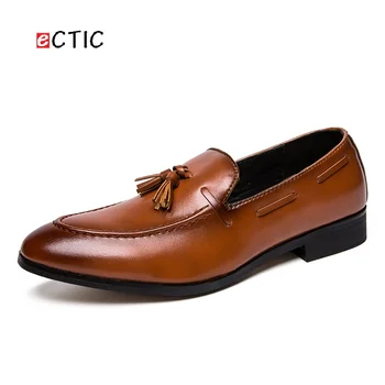 

Ectic Swag New Classic Elegant Italian Men Penny Loafer Formal Dress Wedding Shoes Luxury Style Calcado Hombre