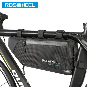 

ROSWHEEL Bicycle Bag Water Bike Frame Corner Tube Triangle Pouch Bycicle Cycling Bags Accessories 4L Volume Extendable 121371