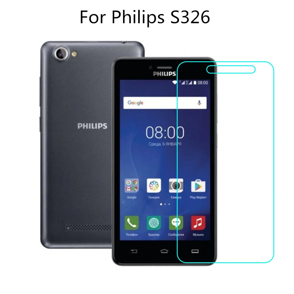 

2.5D 0.26mm 9H Premium Tempered Glass For Philips S326 Screen Protector protective film For Philips S326