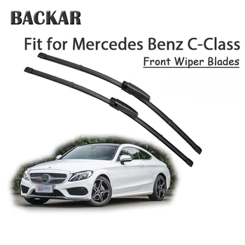 

BACKAR 2pcs Front Windshield Wiper Blades For Mercedes Benz W205 W203 W204 C-Class Accessories