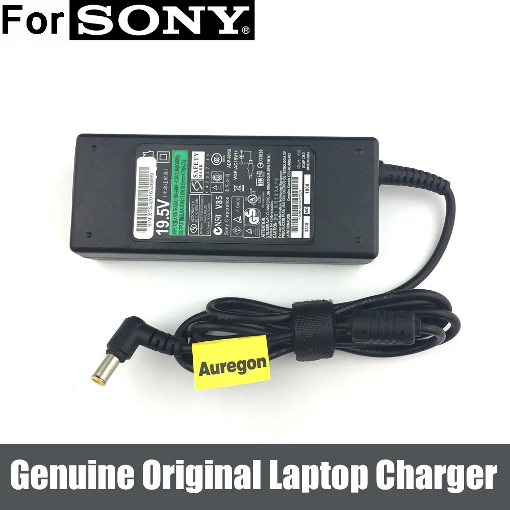 Оригинальный 19 5 V 4.7A 90W AC адаптер питания для Sony VPCSE1AFX/B VPCSE1DGX/B VPCSE23FX/S VPCSE25FX 6 мм * 4