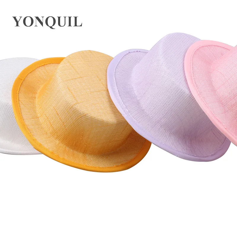 

2017 New style 4 Color fascinator base mini top hats 17cm party headwear cocktail hair accessories DIY wedding headpiece