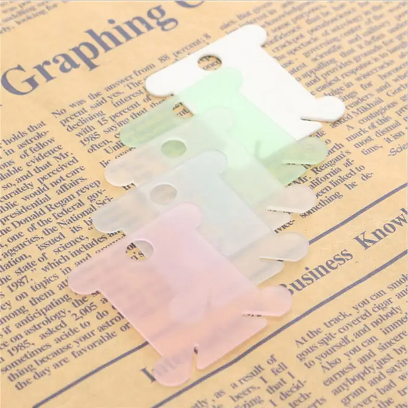 

20pcs Plastic Embroidery Floss&Craft Thread Bobbins for Storage Holder Cross Stitch Sewing Supplies Winding stitch wound board