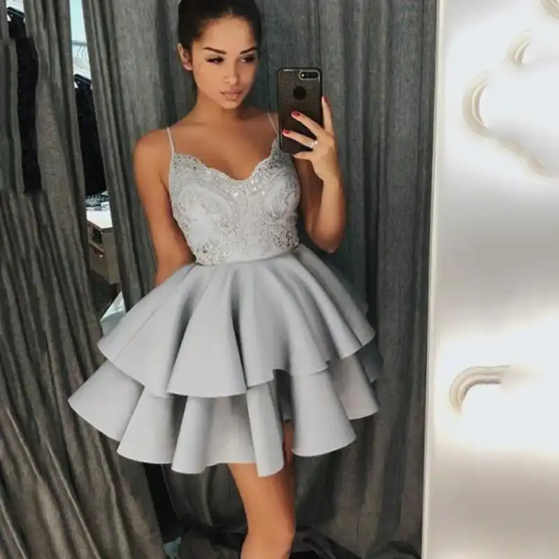 sequin layered dress