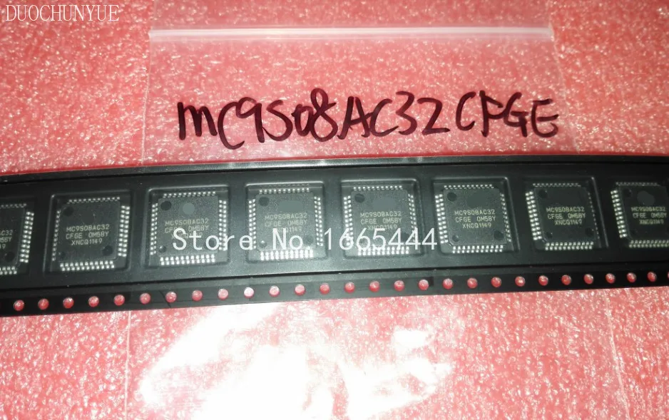 Бесплатная доставка! MC9S08AC32CFGE MC9S08AC32 QFP44 новые и оригинальные в наличии |
