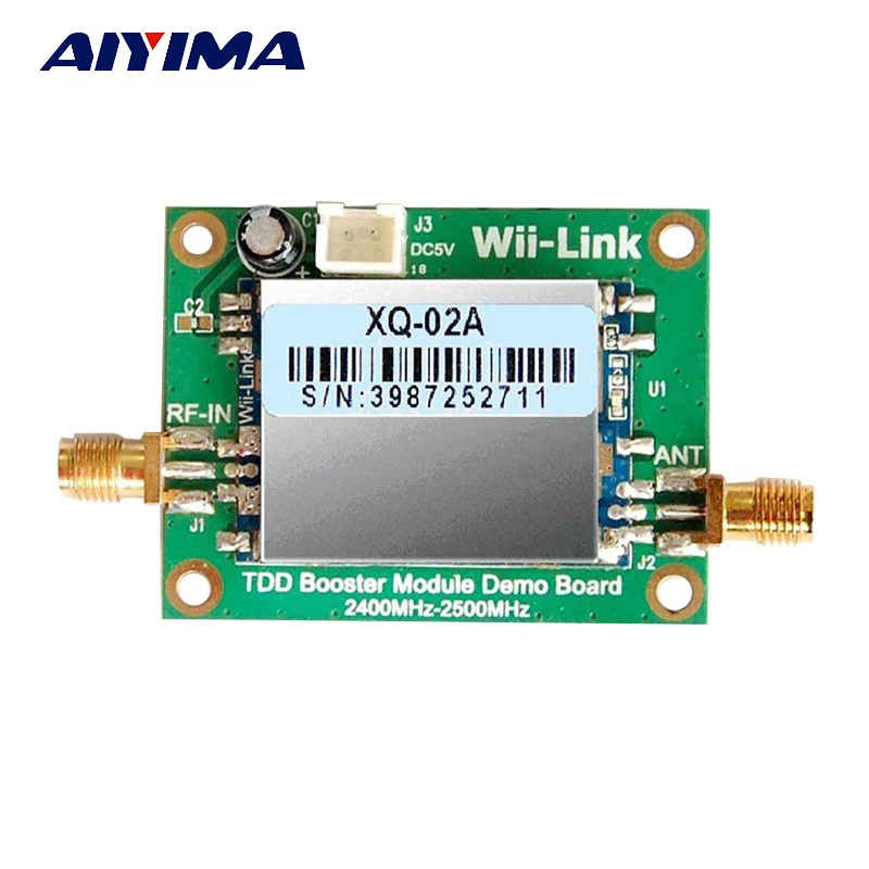 Aiyima Вт 2 4 г усилитель мощности сигнала маршрутизации Wifi/Zigbee усиление демо