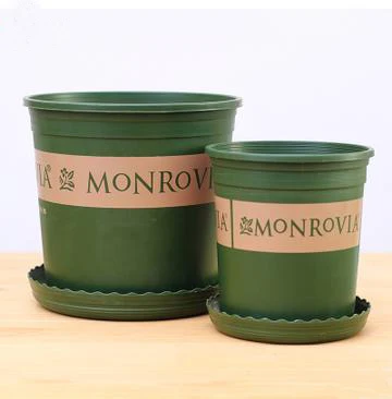 

Gardening flowerpot 1 gallon 2 gallons plastic pots flowers and green plants printing round flowerpot vegetables pots send tray