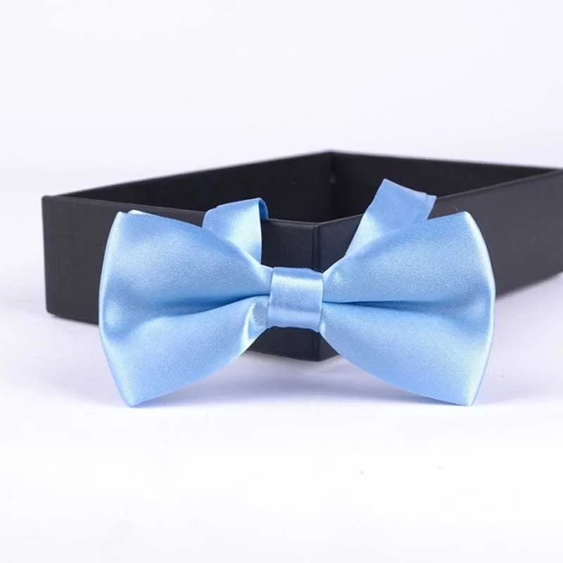 Kid Light Blue 35 цветов, однотонные модные галстуки-бабочки для жениха, мужчин, детей, торжественные цветные галстуки-бабочки для мужчин, свадебные галстуки-бабочки - Цвет: Kid Light Blue