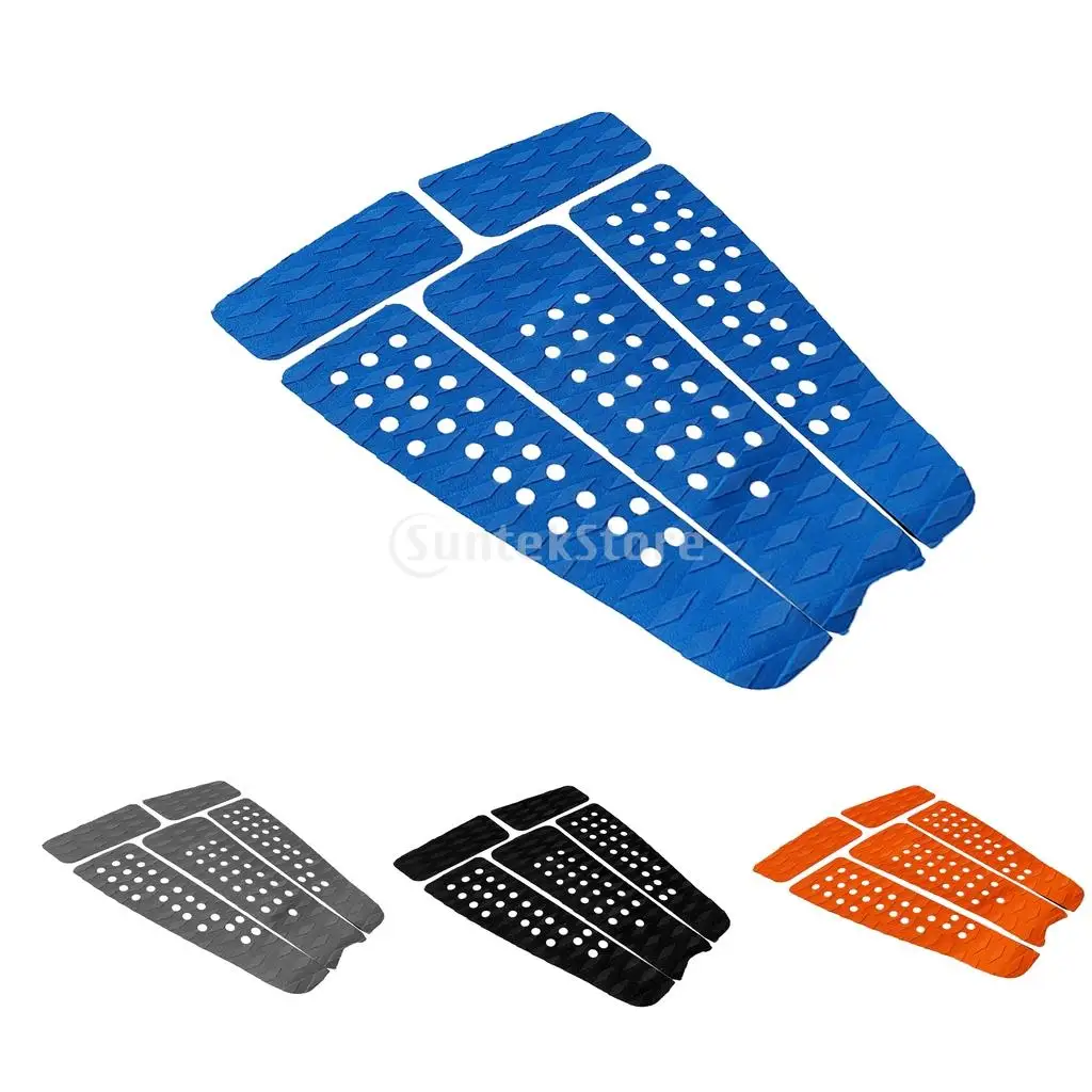 5Pcs/Set Adhesive & Non slip EVA Front Foot Traction Pad for Surfboard