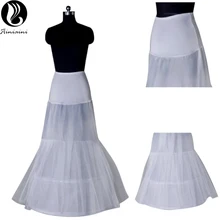 Модные свадебные аксессуары длинные юбки свадебное платье Русалка Jupon лайкра два слоя Сталь Cerceau Mariage CK215