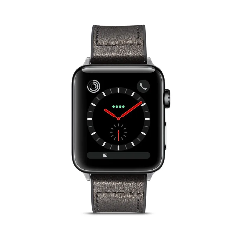 Заменитель кожаного ремешка для apple watch серии группа 5, 4, 3, 2, 1, спортивный браслет 38/40 мм для наручных часов iwatch полосы 42/44 мм аксессуары