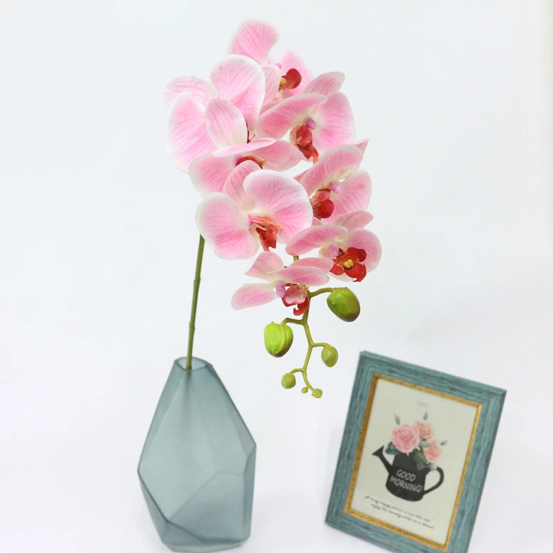 JAROWN Simulation Orchid Artificial Real Touch Latex Butterfly Orchid Flowers Wedding Feast Decoration Flores Home Decor Fleur (7)