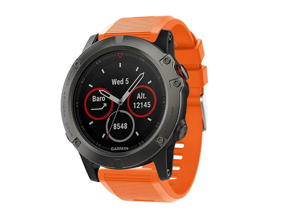 Из силикагеля, мягкий Quick Release ремешок в комплекте ремешок для Garmin Fenix 5X gps Смарт часы фитнес Браслет умные аксессуары Замена