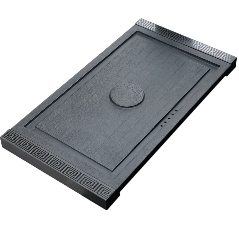 

tea tray heavy stone tea table water draining serving tray handmade complete stone trays for kungfu tea set dragon print