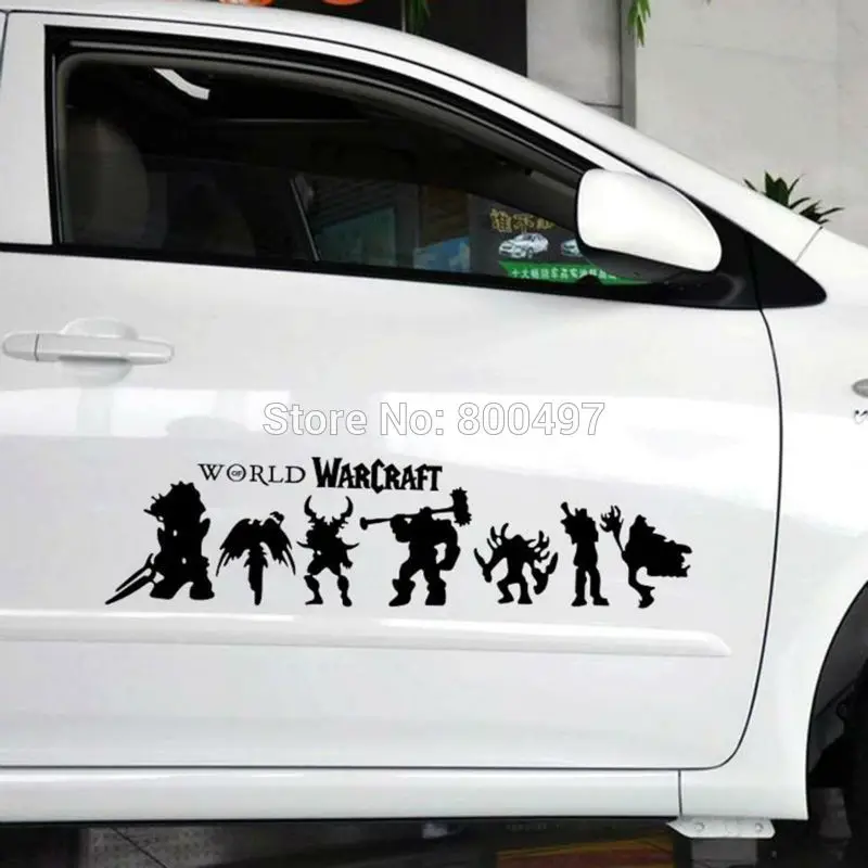 Новые стильные украшения для автомобиля аксессуары World Warcraft отражательные