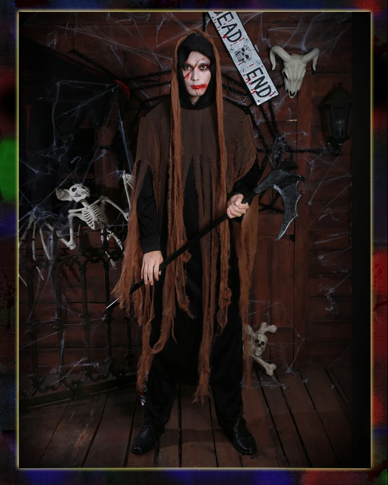 Хэллоуин ролевые игры косплей мужской сценический костюм вампира взрослые одеваются демоны ночные кошмары Зомби костюмы для Хэллоуина