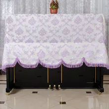 1 шт. чехол для пианино фиолетовый кружевной пылезащитный высококачественный чехол для пианино KQ 019