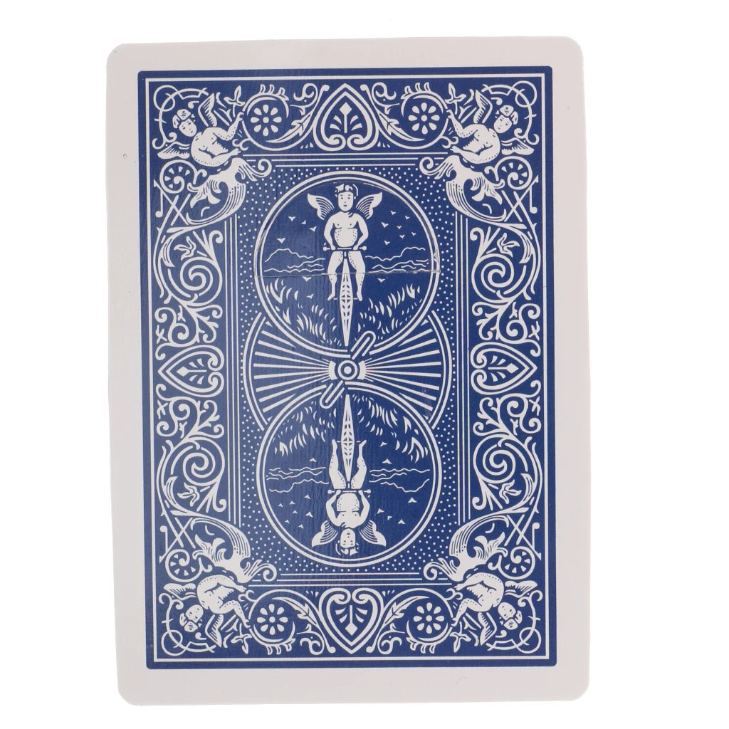 Fantasy Push a Cigar Through a Playing Card Cigar Through Card Magic Tricks Magic Toys Collectibles Gift for Kids 8.5*6cm
