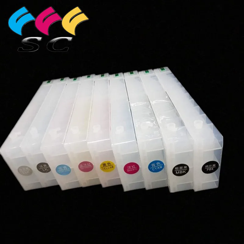 

Refillable ink Cartridge for Epson Stylus Pro 7908 9908 7890 9890 wide format printer cartridge