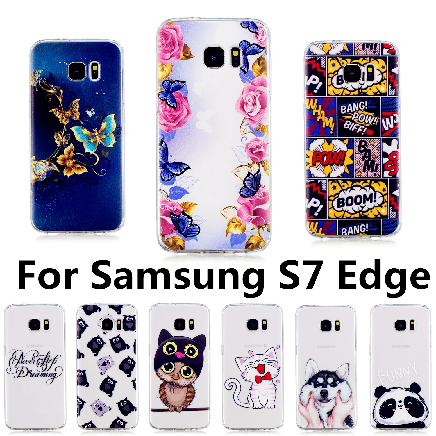 5 &quotчехол для samsung Galaxy S7 edge G935F G935FD цветные чехлы телефонов S7edge G935W8 G9350 мягкие из