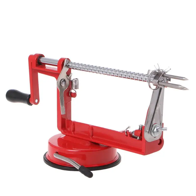 Stainless Steel 3 in 1 Apple Peeler Fruit Peeler Slicing Machine Apple Fruit Machine Peeled Tool