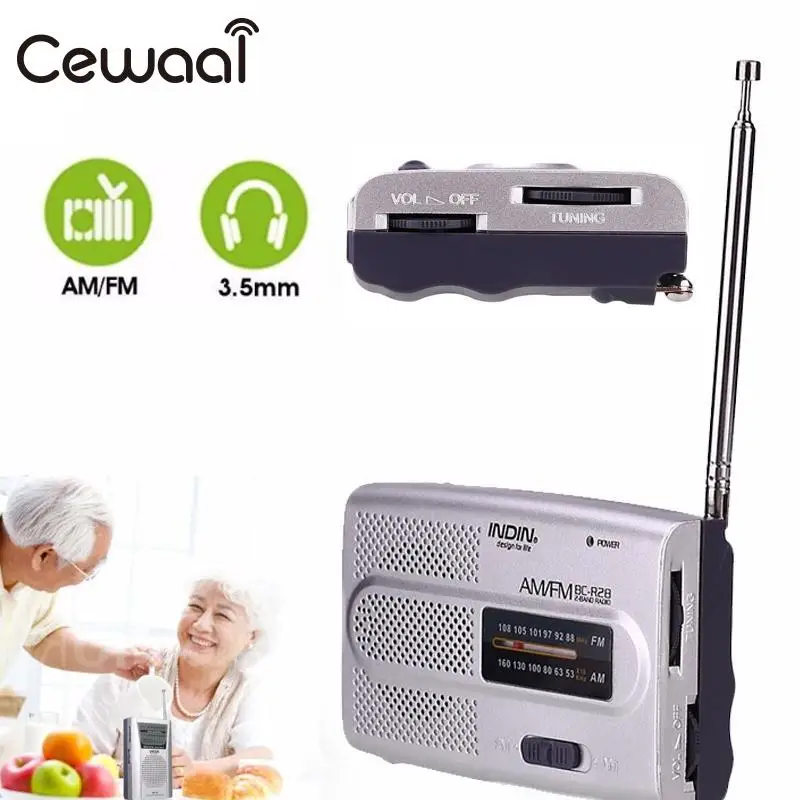 Cewaal портативная мини стереосистема с приемником и FM радио AM FM|speaker portable|portable