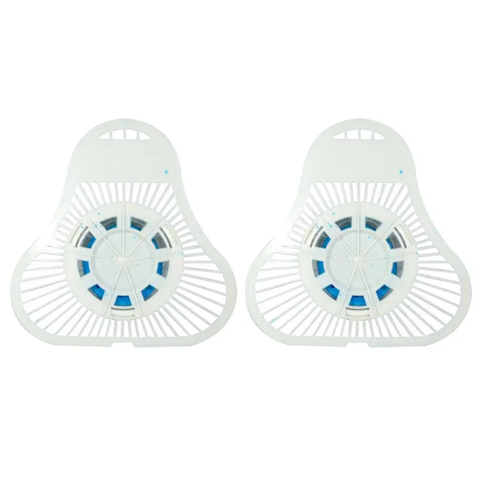 

2pcs Triangular Deodorant Block Urinal Odor Remover Toilet Antibacterial Deodorization Cleaning Tool Urinal Fragrance Scent Mat
