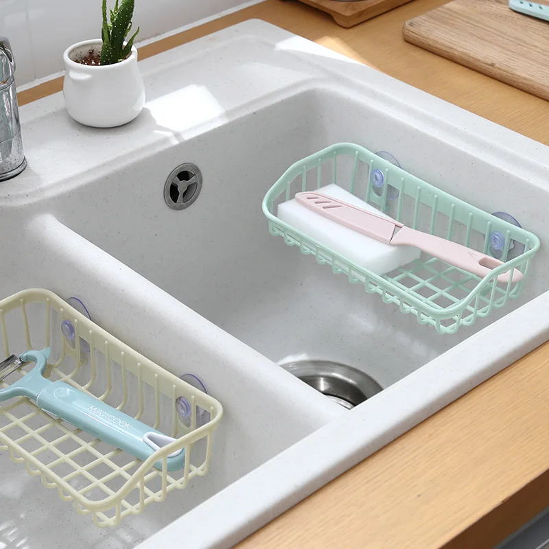 الحمام المنظم البلاستيك الحمام الرف الالتصاق Badkamer Rek التخزين دش الرف الديكور rangement سال دي باين