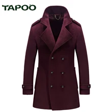 TAPOO brand clothing 2017 autumn and winter men’s woolen clothing collar collar men’s coat windbreaker wool woolen clothing 829