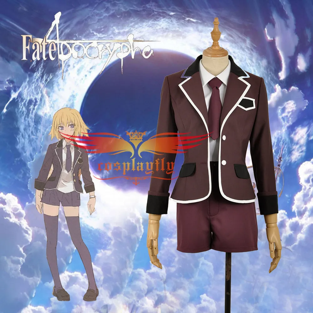 FGO Косплей Fate/Apocrypha saber линейка Joan of Arc Костюм Повседневная футболка с длинным