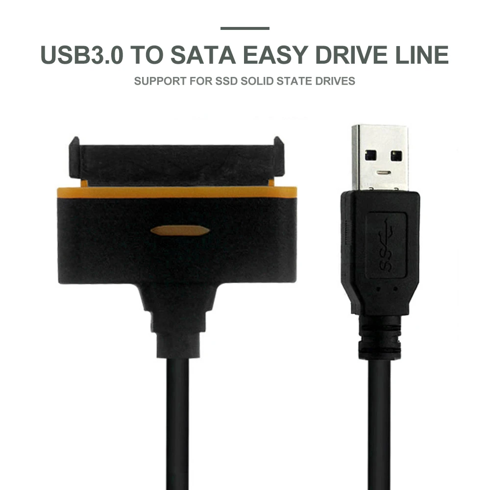 2019 горячая Распродажа SATA к USB 3,0 2,5 1,8-дюймовый жёсткий диск Кабельный адаптер-переходник для 2,5 "ноутбука HDD SSD 40 см легко линия привод