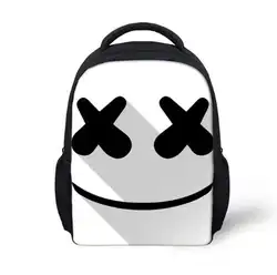 Marshmello дети рюкзак для дошколят, мальчиков и девочек дети Backbag 13 дюймов Сумка повседневное школьная Mochila Feminina