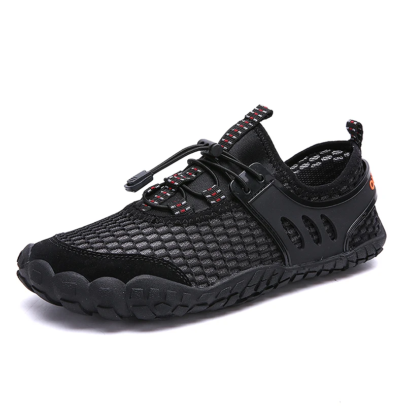 2019 New Brand Mens Breathable Mesh Men's Shoes Outdoor Flat Shoes Men Comfortable Handmade Casual Shoes Big Size39-47