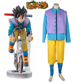 

High-Q Unisex Japan Anime Cos DRAGON BALL Son Goku Kakarotto Bicycle Uniform Cosplay Costume Sets